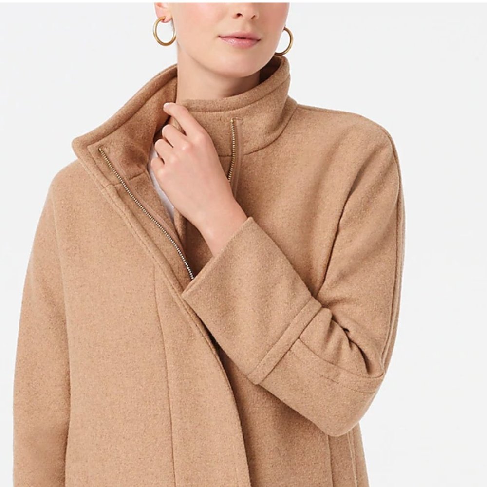 Women's Wool J Crew New city coat, New, Size 0